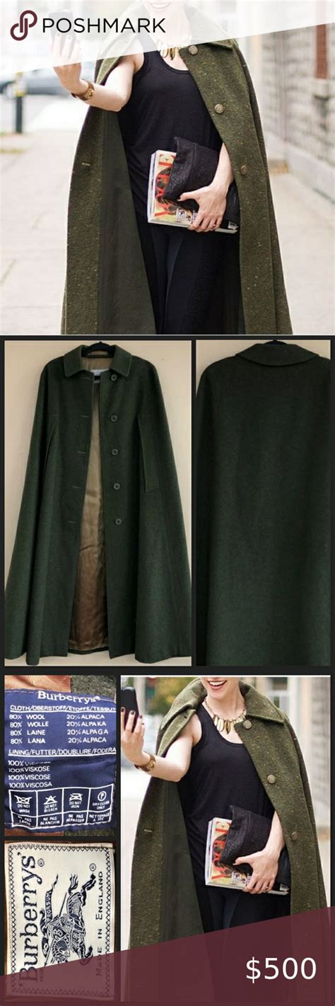 burberry prorsum cape|vintage burberry cape.